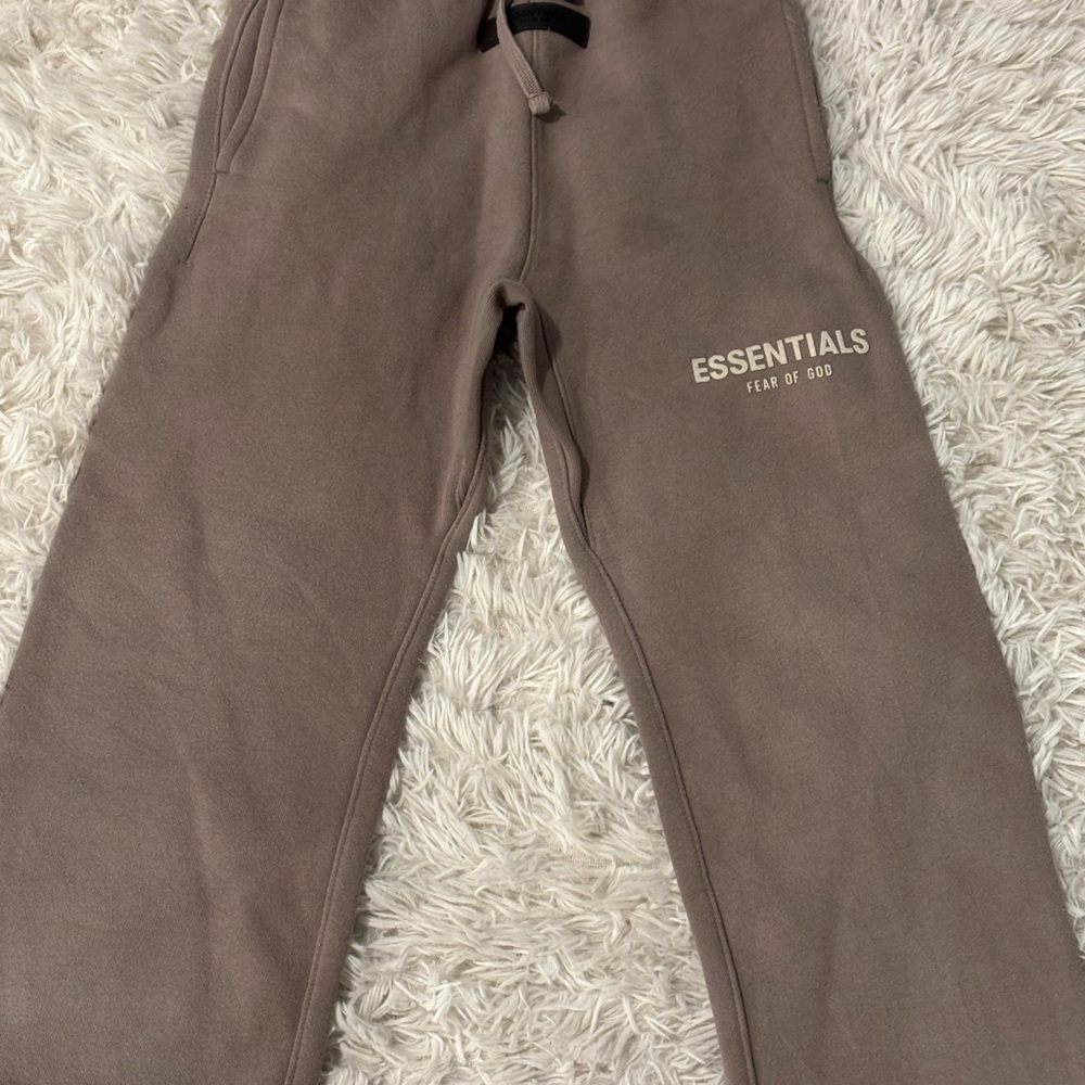 Essentials Fear of God Brown Kids Sweatpants